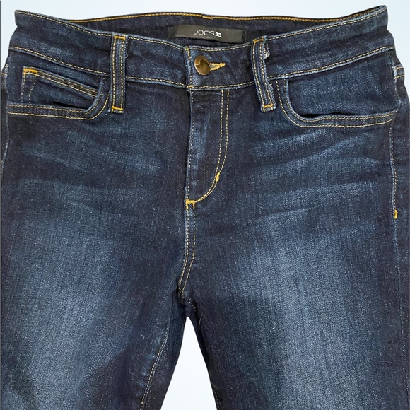 Joe's Jeans Stretchy Mid-Rise Skinny Ankle Jeans Rikki Dark Wash Size 27 VGC - Picture 6 of 9